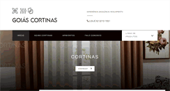 Desktop Screenshot of goiascortinas.com.br